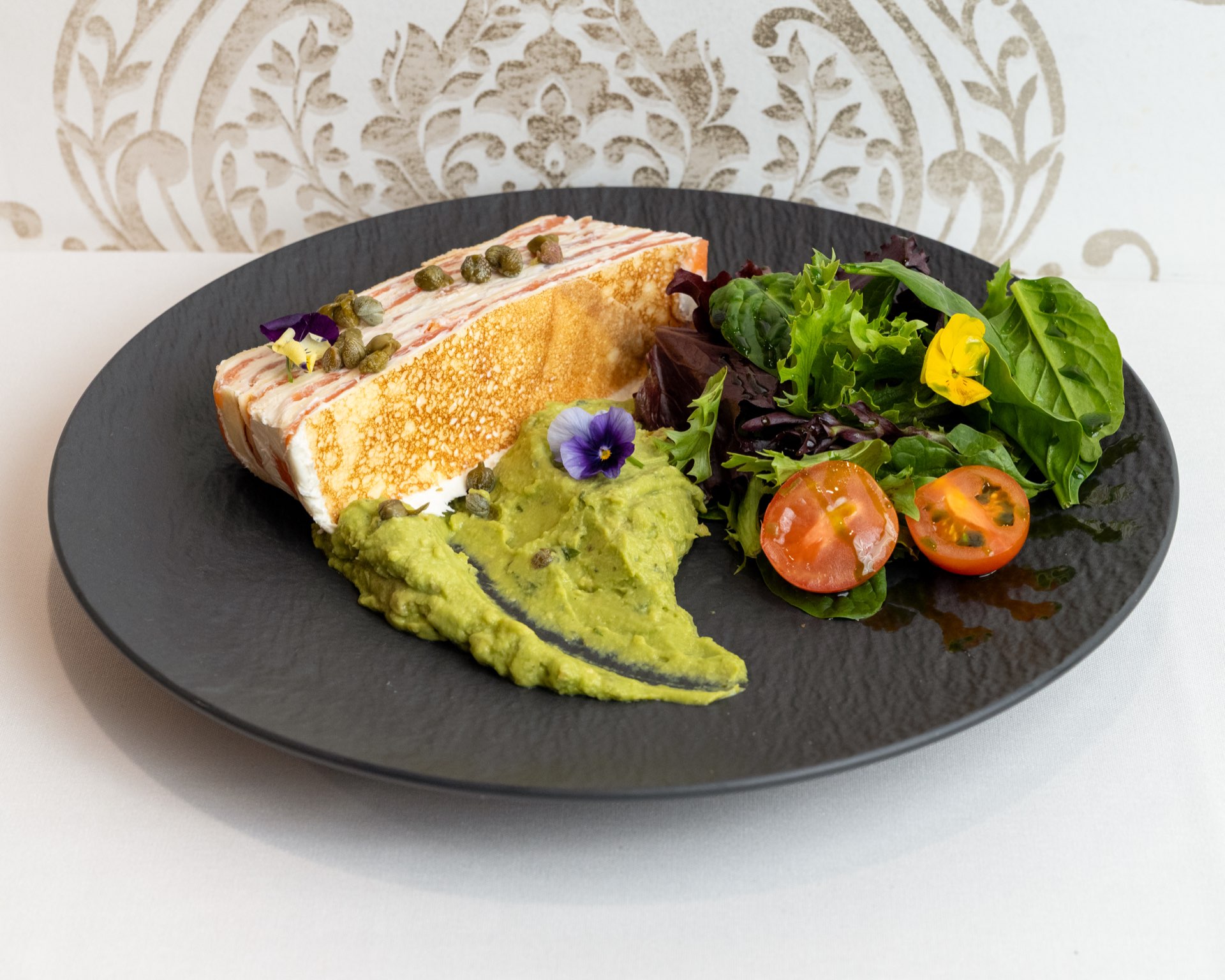 Layered Salmon Crêpes